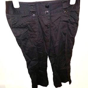 🖤 Vanity Black Dress Capri Pants